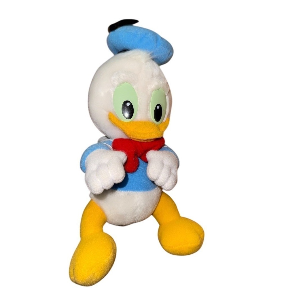 Vintage Disney Babies Donald Duck Plush Stuffed Animal Sailor Outfit 9 in 1980's